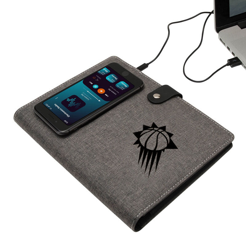 Navigate Notebook w/ Wireless Phone Charger